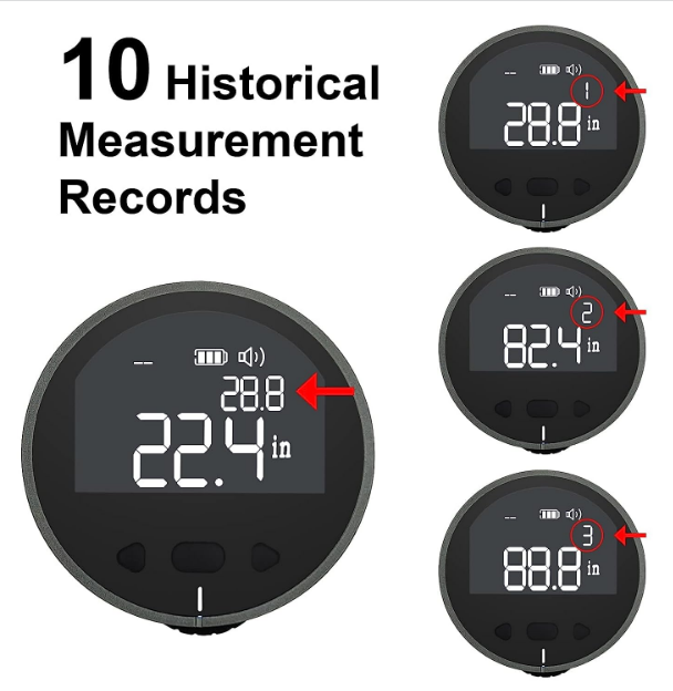 Digital measuring tape